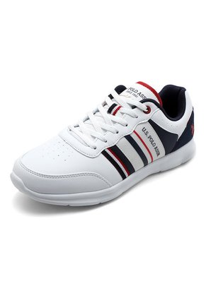 Tenis Blanco-Azul-Rojo Us Polo Assn