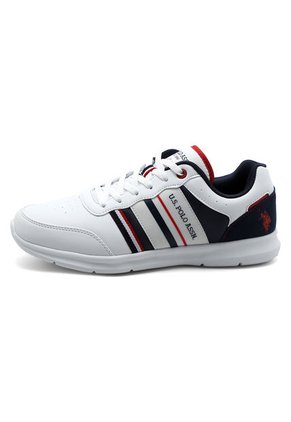 Tenis Blanco-Azul-Rojo Us Polo Assn