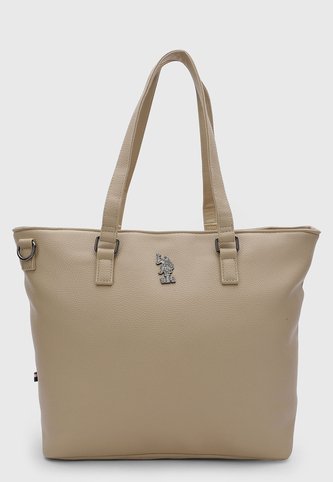 Bolso U.S. POLO ASSN. Beige US Polo Assn