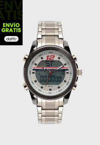 Reloj U.S. POLO ASSN. Plateado US Polo Assn
