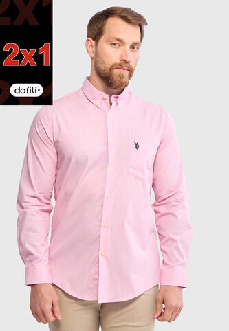 Camisa U.S. POLO ASSN. Rosa US Polo Assn
