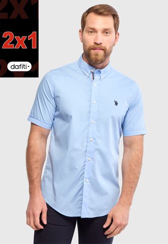 Camisa U.S. POLO ASSN. Celeste US Polo Assn