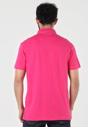 Camiseta Polo Fucsia-Beige Us Polo Assn