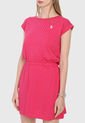 Vestido Fucsia-Blanco Us Polo Assn de US Polo Assn