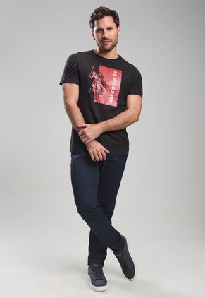 Camiseta U.S. POLO ASSN. Negro