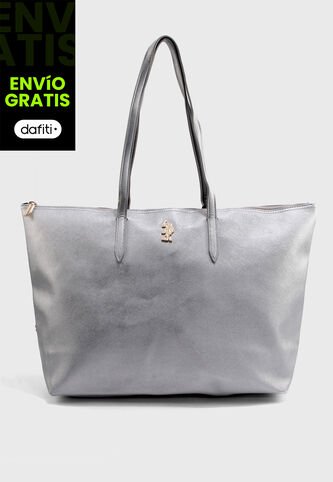 Bolso U.S. POLO ASSN. Plateado US Polo Assn
