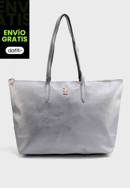 Bolso U.S. POLO ASSN. Plateado