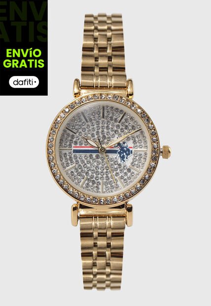 Reloj U.S. POLO ASSN. Dorado