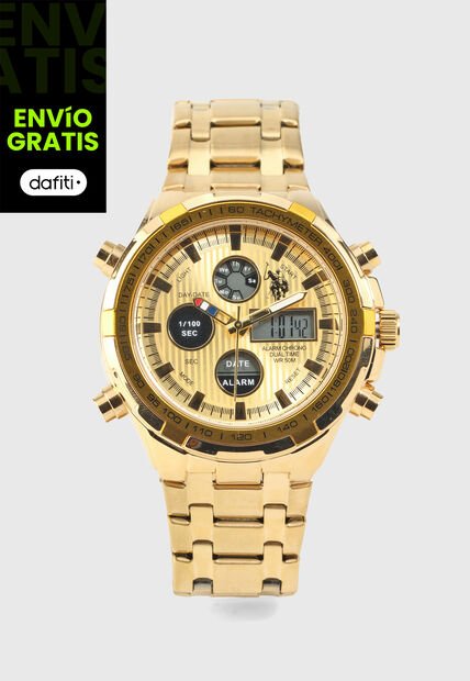 Reloj U.S. POLO ASSN. Dorado