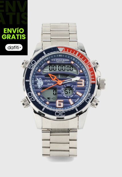 Reloj U.S. POLO ASSN. Plateado