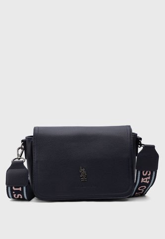 Bolso Manos Libres Azul Navy-Rosa Us Polo Assn US Polo Assn