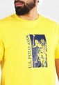 Camiseta Amarillo-Azul Us Polo Assn de US Polo Assn