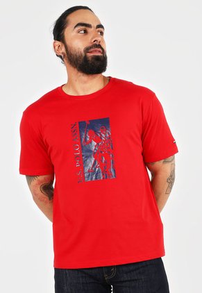 Camiseta Rojo-Azul Us Polo Assn