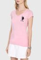 Camiseta Rosa-Azul Us Polo Assn de US Polo Assn