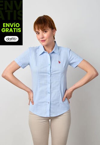 Camisa U.S. POLO ASSN. Celeste US Polo Assn