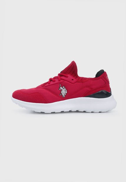 Tenis Lifestyle Rojo-Blanco-Azul Us Polo Assn