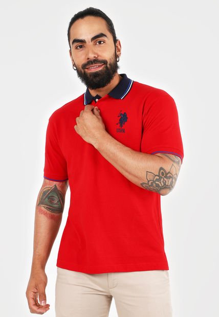 Polo Rojo-Azul Us Polo Assn