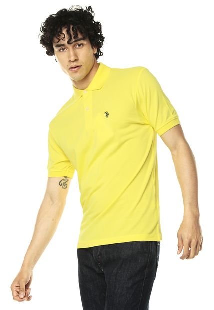 Camiseta Polo Amarilla US Polo Assn