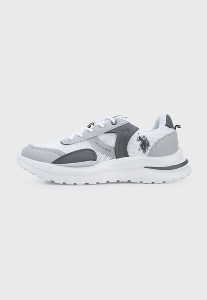 Tenis Lifestyle Blanco-Gris Us Polo Assn