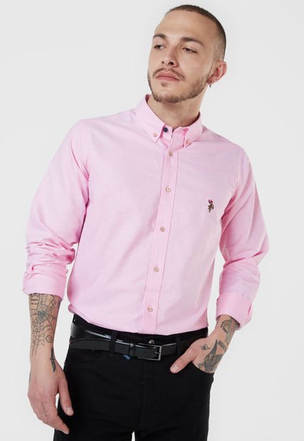 Camisa Rosa Us Polo Assn