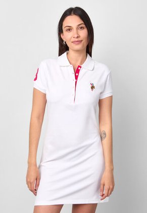Vestido U.S. POLO ASSN. Blanco