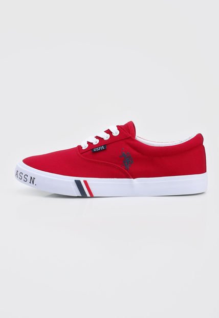 Tenis Lifestyle Rojo-Blanco-Azul Us Polo Assn