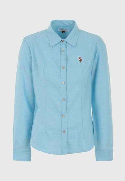 Camisa Azul Turquesa US POLO ASSN