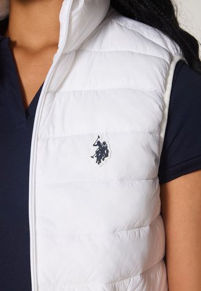 Chaleco Acolchado U.S. POLO ASSN.Blanco