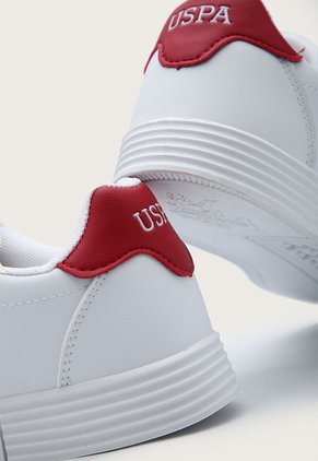 Tenis Lifestyle Blanco-Rojo-Azul Navy Us Polo Assn