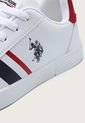 Tenis Lifestyle Blanco-Rojo-Azul Navy Us Polo Assn de US Polo Assn