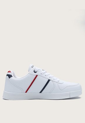 Tenis Lifestyle Blanco-Azul-Rojo Us Polo Assn