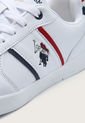 Tenis Lifestyle Blanco-Azul-Rojo Us Polo Assn de US Polo Assn