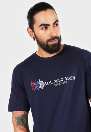 Camiseta Azul-Blanco-Rojo Us Polo Assn
