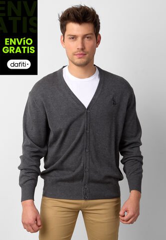 Cárdigan U.S. POLO ASSN. Gris US Polo Assn
