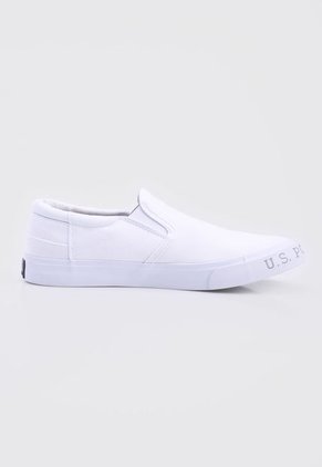 Tenis Lifestyle Blanco-Gris-Azul Us Polo Assn