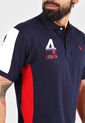Polo Azul-Rojo-Blanco Us Polo Assn de US Polo Assn