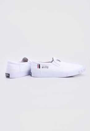 Tenis Lifestyle Blanco-Gris-Azul Us Polo Assn