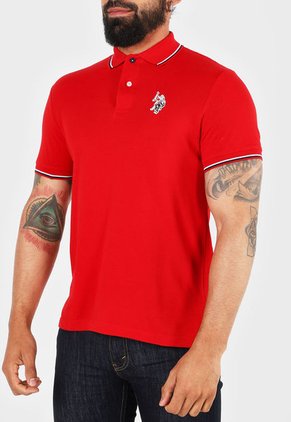 Polo Rojo-Blanco-Azul Us Polo Assn