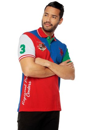 Polo Azul-Rojo-Verde-Blanco US Polo Assn