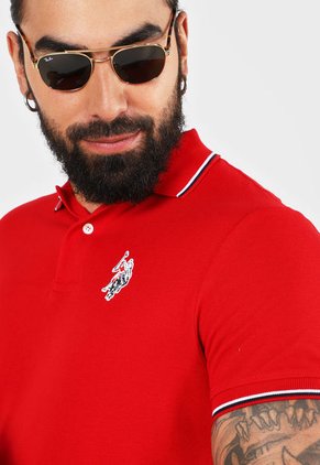 Polo Rojo-Blanco-Azul Us Polo Assn