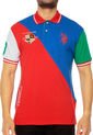 Polo Azul-Rojo-Verde-Blanco US Polo Assn de US Polo Assn