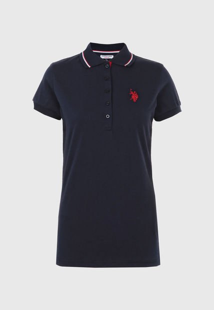 Polo Azul Navy-Blanco-Rojo US POLO ASSN