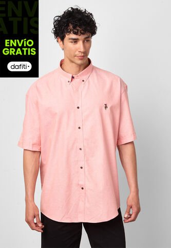Camisa U.S. POLO ASSN. Salmón US Polo Assn