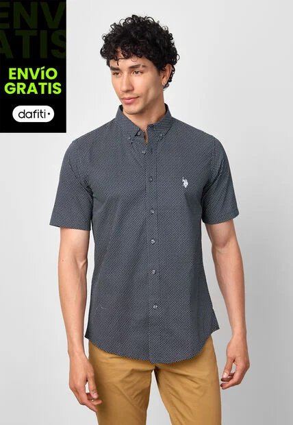 Camisa U.S. POLO ASSN. Azul Oscuro
