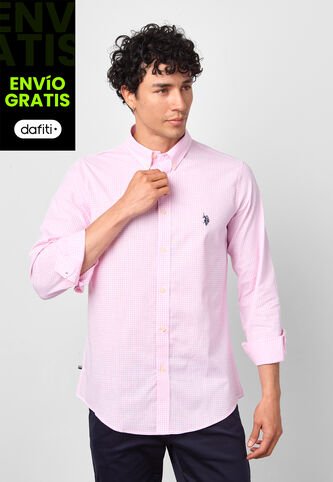 Camisa U.S. POLO ASSN. Rosa US Polo Assn