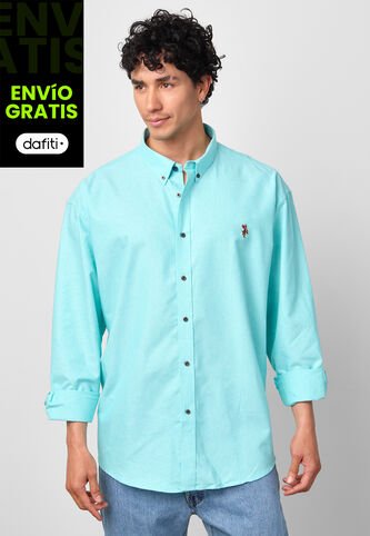 Camisa U.S. POLO ASSN. Aguamarina US Polo Assn