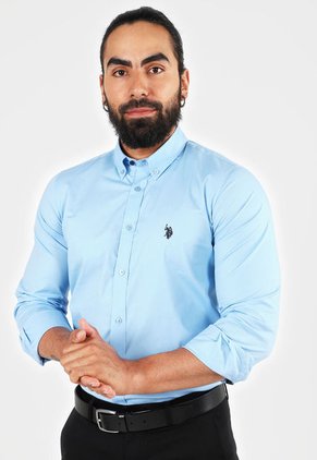 Camisa Celeste Us Polo Assn
