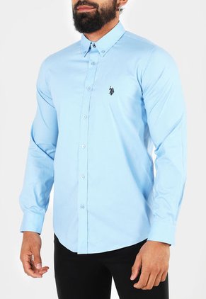 Camisa Celeste Us Polo Assn