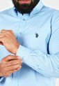 Camisa Celeste Us Polo Assn de US Polo Assn