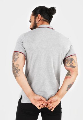 Polo Gris-Rojo-Azul Us Polo Assn